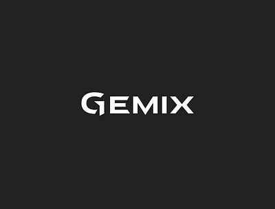 Gemix logo accessories branding computer identity logo peripherals
