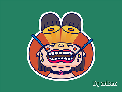 【hello dibbble】a girl in dental clinic design flat illustration vector