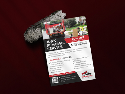 Junk Removal Flyer Design Template