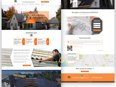 Imperlux company,Landing Pages landing page ui design ux design web design