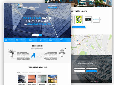 Alumond construction company,Landing Page