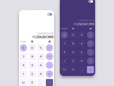 Calculator | Concept app calculator concept design figma mobile purple ui uidesign