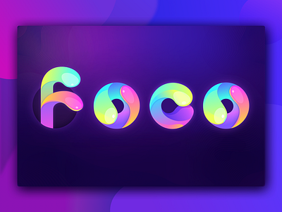 Foco design logo ui