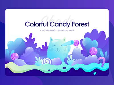 Colorful Candy Forest