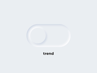 When a trend becomes an anti trend 3d anti trend dashboard drop shadow interface switch switcher trend ui element uiux ux