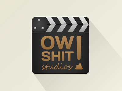 Ow Shit studios branding icon logo shit studio