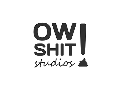 Ow Shit studios branding icon logo shit studio