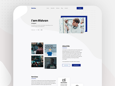 Benav - Personal Portfolio Template