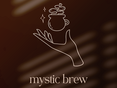 Mystic Brew brand branding canva design freelance graphic design illustration logo ui vector