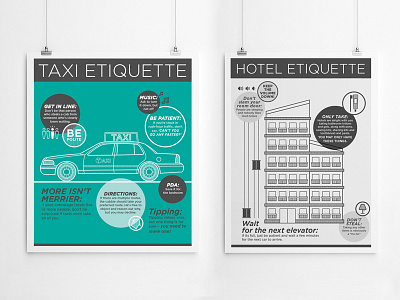 Travel Etiquette design etiquette hotel illustration illustrator taxi travel wanderlust