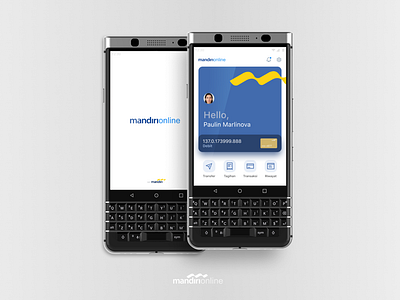 MANDIRI Online App - Nightly Practice bank dashboard design experience home interface landing mandiri mandirionline money payment refine revamp splashscreen startscreen study case