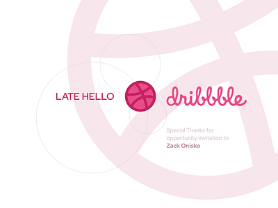 Late Hello design process hello hello dribbble icon line logo