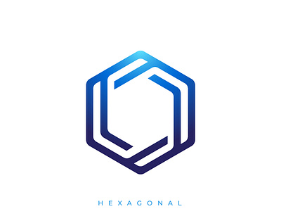 Hexagonal abuzayd brand creative design elegant hexagon hexagonal icon idea identity illustration initial letter logo luxury modern o shape symbol ui