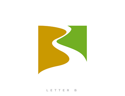 Letter B abuzayd b brand cool creative design elegant icon idea identity illustration initial letter logo luxury modern river shape symbol unusual