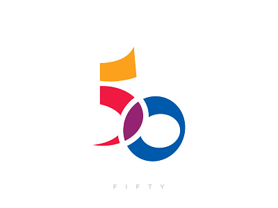 50 / Fifty 5 50 abuzayd anniversary award birth brand creative cup day design festival fifty five icon idea identity illustration logo olimpiade