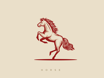 Horse abuza animal brand creative design equine farm horse idea identity illustration jump logo mane pony run stand steed vector vintage