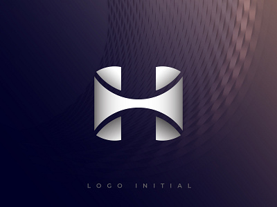 Letter H brand branding creative design elegant h hh idea identity illustration initial inspiration letter logo logotype modern tech technology type vector