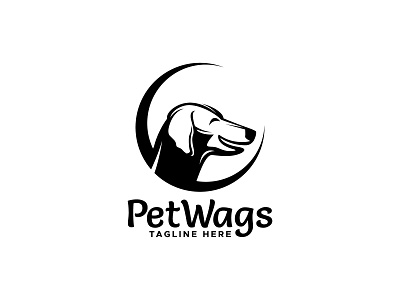 PetWags, Logo for sale abuza animal brand branding cat creative cute design dog fun idea identity illustration laught logo pet poppy shop smile wags