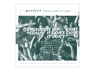Perfect Sound Whatever band design emo graphic design lyrics music poster punk typography