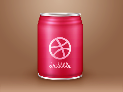 Dribbble Drinks bottle drink icon metal ui