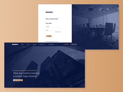 Investment Plataform | Website interface investing investment minimalism ui web design website