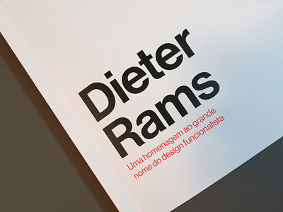 Dieter Rams book cover book book cover braun design dieter dieter rams print rams