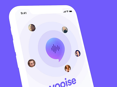 Concept Voice App app application concept design icon ios iphone location logo mobile mockup motion rotato ui ui kit uiux ux voice