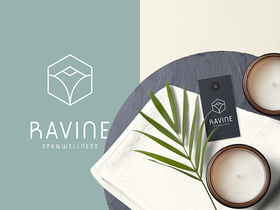 Ravine Spa & Wellness Branding branding design illustration logo logodesign typography vector wellness wellness logo
