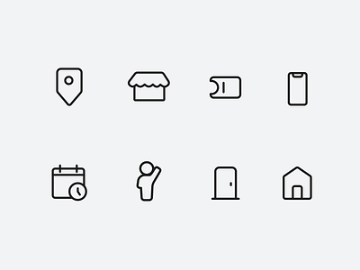 Icon Set for Restaurants