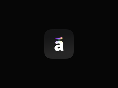 a Letter App Icon a app bran icon logo ui
