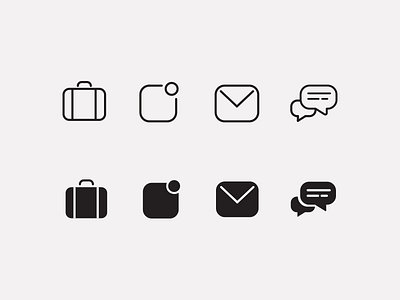 Outline Icons icons outline pictogram