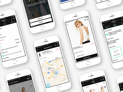 Shop App app card commerce fashion interaction iphone product shop smooth tooltip ui ux