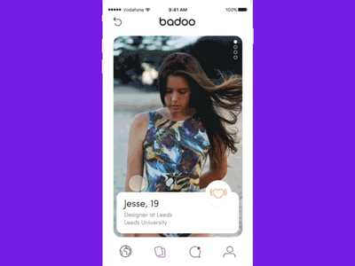 Swipe emoji for badoo animation badoo emoji emotion gif principle sketch swipe