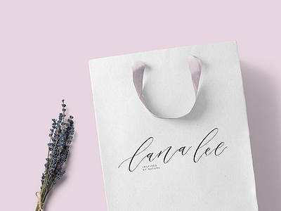 Lana Lee handwritten calligraphy logo and style