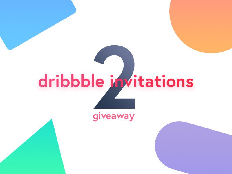 Dribbble Invites Giveway giveway invitation invites dribbble