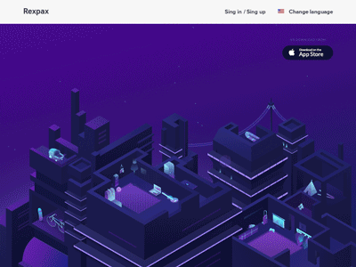 Hello Dribbble ae animation city debut effects flat gif gradient graphics illustration motion night