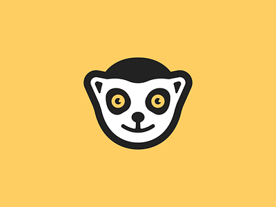 Lemur / Logomark animal animal logo branding brandmark colorful design flat graphic design illustration lemur logo logo designer logomark mark mascot minimal symbol theme park vector