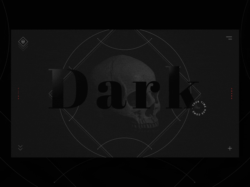 Dark Animation animation concept dark landing page loader website website animation