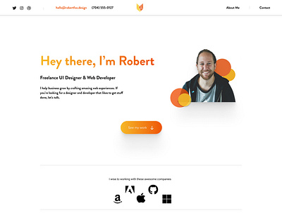 Freelance portfolio ui