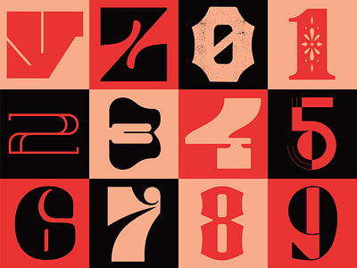 36 Days of Type: 2020 Summary 36 days of type color custom type design letters numbers type typography vector