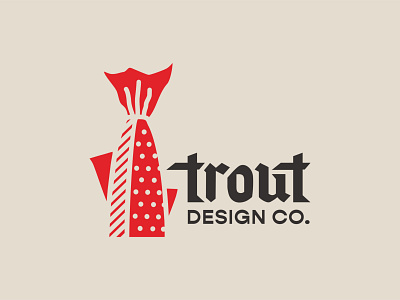 Trout Design Co. 3/12 branding color custom type design fish icon identity illustration logo logotype sketch trout type typography vector