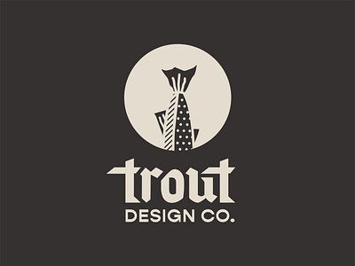 Trout Design Co. 5/12 color custom type design icon identity illustration logo type typography vector