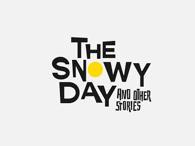 The Snowy Day branding color custom type design icon illustration logo logo system performing arts play poster production snow system the snowy day theatre type typography vector