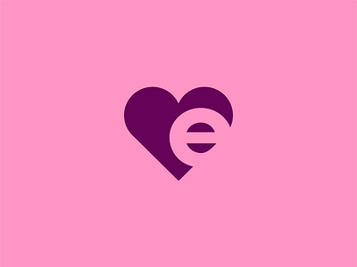 Unchosen Mark app branding color design heart icon identity logo logomark logomarks mark minimal type vector