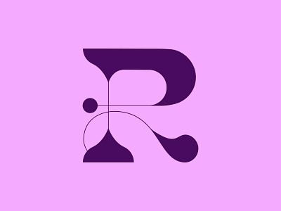 36 Days of Type: R 36 days of type balance color custom type design font font design letters r sexy type typography vector weight
