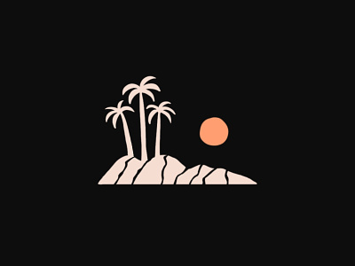 Hawaii Illustration color design graphic design hawaii illustration ipad nature palm trees procreate simple illustration tropical vector