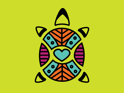 Defending Childhood branding childhood defend logo pattern shield slow steady turtle