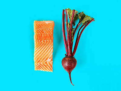 Sexy Food background beet campaign color design digital color editorial food healthy photography salmon sexy