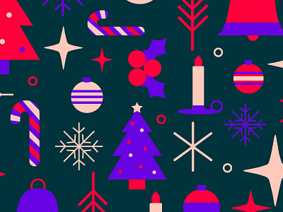 Merry Christmas christmas christmas card design festive pattern vector