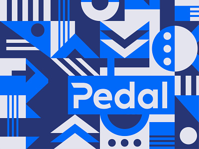 Pedal app branding branding system car buying color design elements geometric icon identity illustration logo pattern process system transportation vector wayfinding